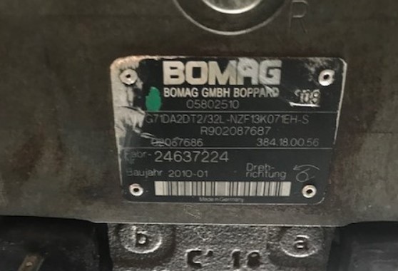 Ремонт гидронасоса Bomag 05802510