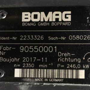 Ремонт гидронасоса катка Bomag BW 27 RH