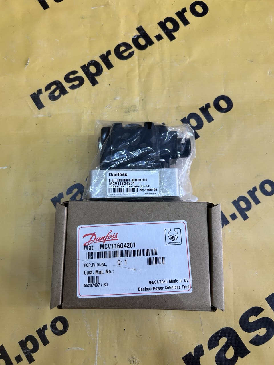 Электромагнитный клапан Danfoss MCV116G4201